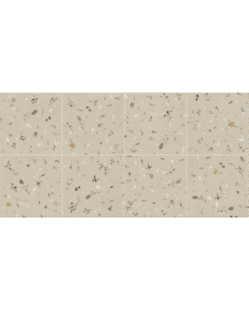 Värikäs terrazzokuvioinen keraaminen laatta Dune Fragmenta Arena, 20x20 cm, 9 mm, käsinmaalattu vaikutelma, Soft&Safe, R10